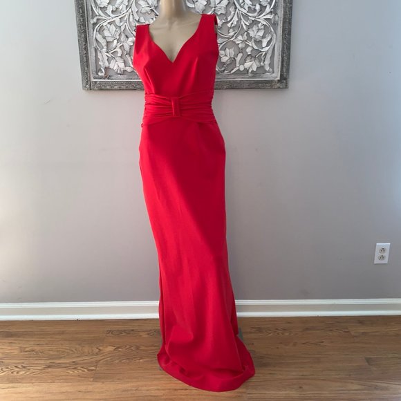 red evening gown designs